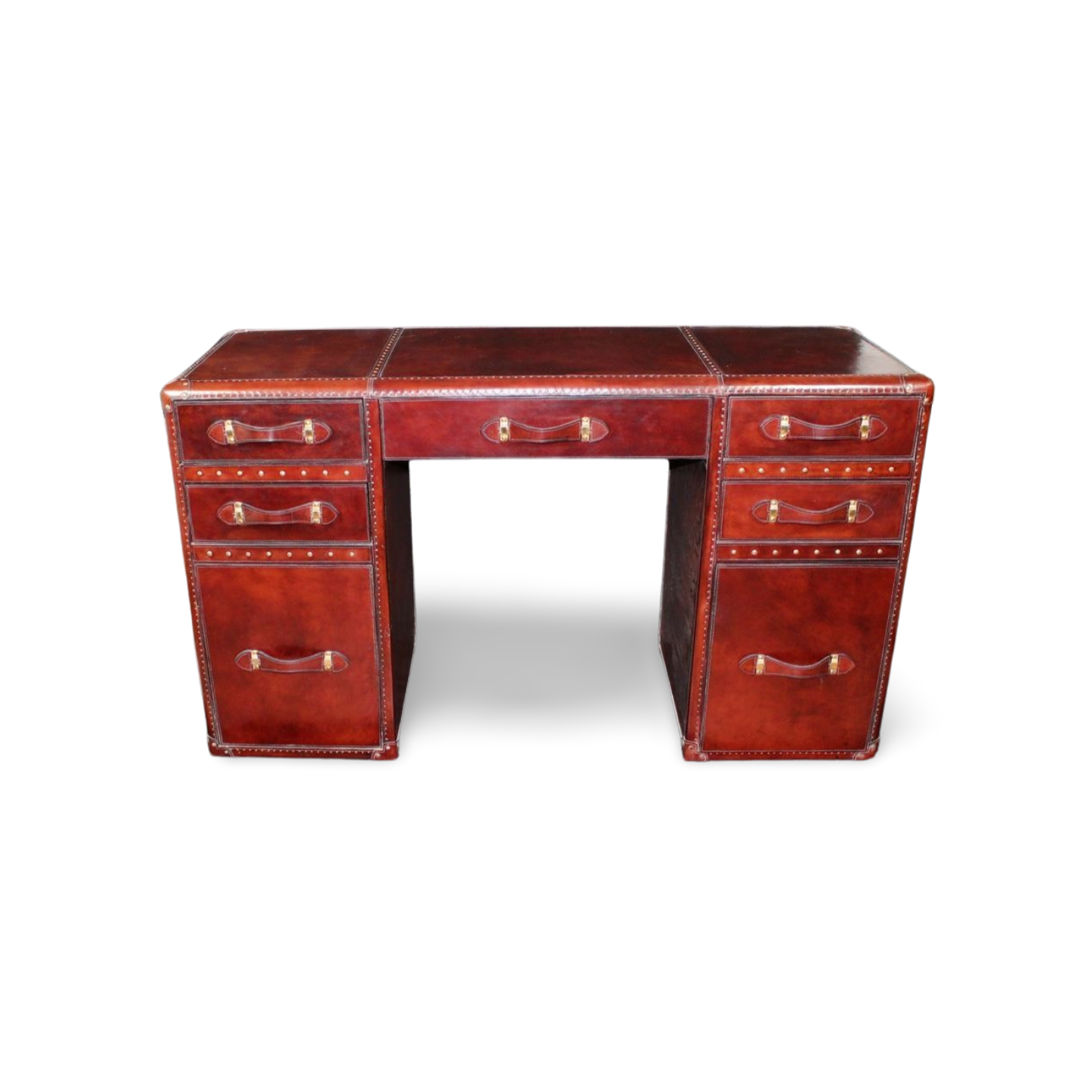 Leather Working Desk and Study Table