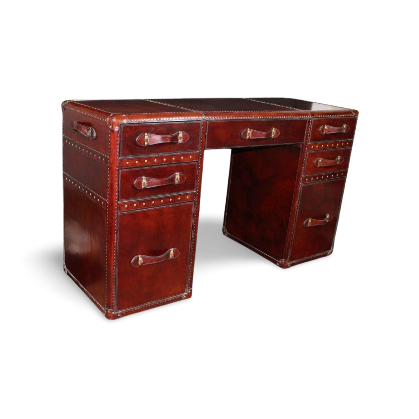 Leather Working Desk and Study Table