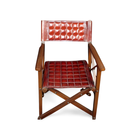 Foldable Leather Chair