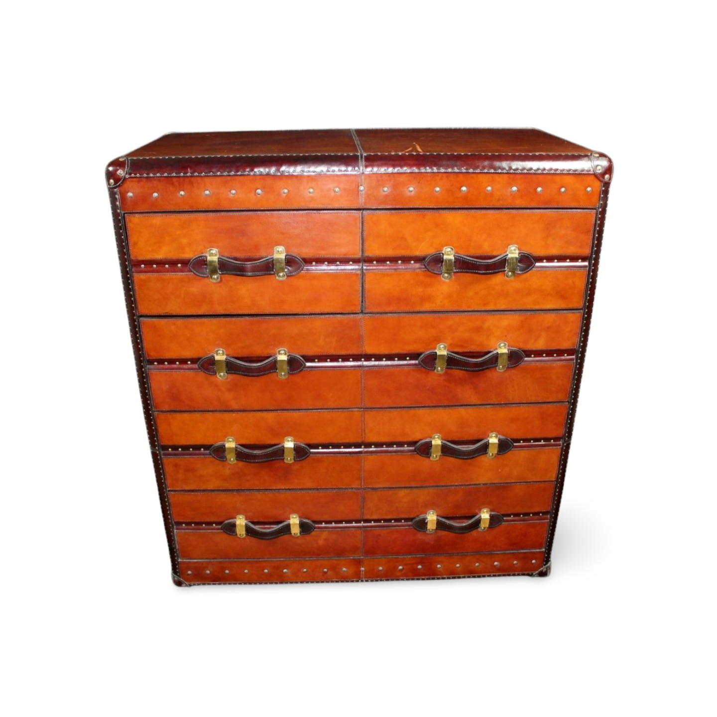 Leather Cabinet & Chest of Drawers